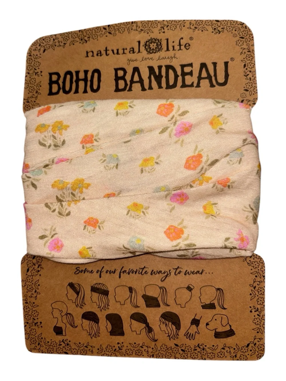 Natural Life boho bandeau hair band